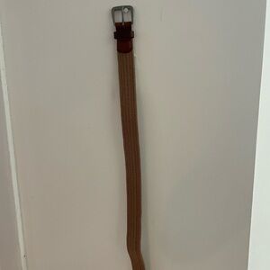 J. Crew Tan and Brown Men's Belt